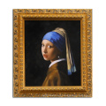 Hand Painted Wall Canvas Masterpiece Girl with a Pearl Earring by Jan Vermeer